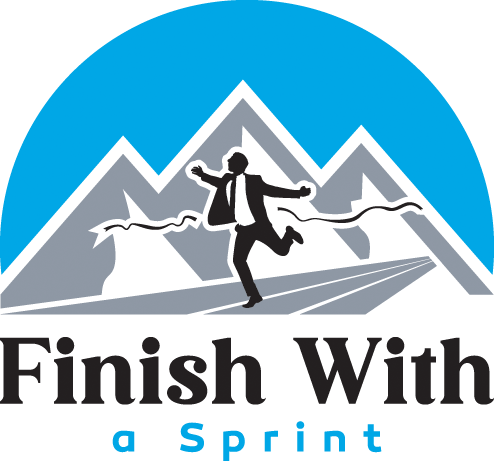 finish with a sprint logo